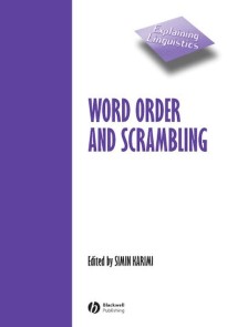 Word Order and Scrambling