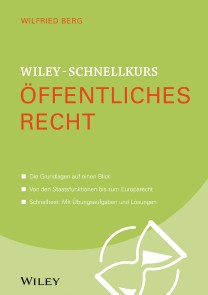 Wiley-Schnellkurs Öffentliches Recht