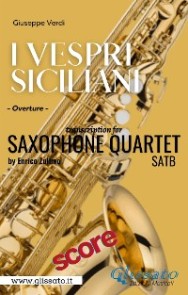 Sax Quartet Score of "I Vespri Siciliani"