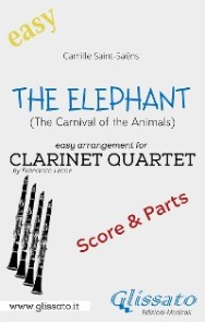 The Elephant - Easy Clarinet Quartet (score & parts)