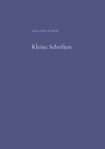 Kleine Schriften