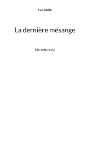 La dernière mésange