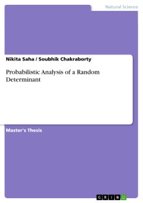 Probabilistic Analysis of a Random Determinant