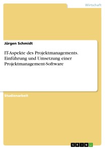 IT-Aspekte des Projektmanagements. Einführung und Umsetzung einer Projektmanagement-Software