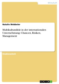 Multikulturalität in der internationalen Unternehmung: Chancen, Risiken, Management