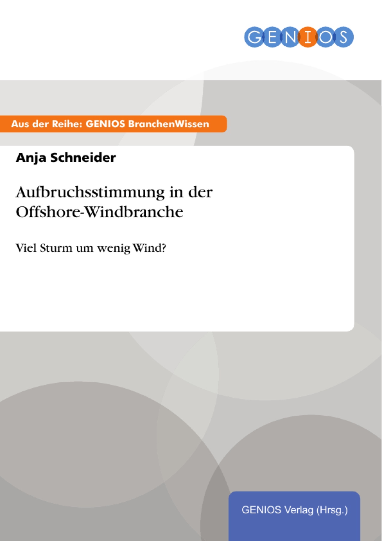 Aufbruchsstimmung in der Offshore-Windbranche