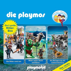 Die Playmos - Das Original Playmobil Hörspiel, Die 2. große Ritter-Box, Folgen 24, 45, 55