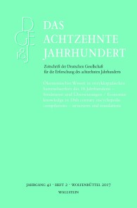 Ökonomisches Wissen in enzyklopädischen Sammelwerken des 18. Jahrhunderts - Strukturen und Übersetzungen