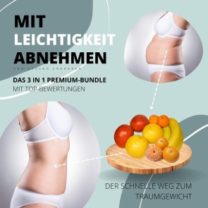 Mit Leichtigkeit abnehmen & gesund ernähren: Das 3 in 1 Premium Bundle mit Top-Bewertungen