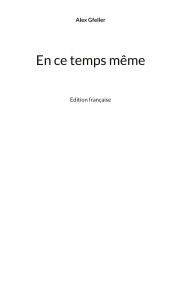 En ce temps même