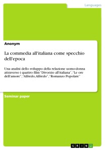 La commedia all'italiana come specchio dell'epoca