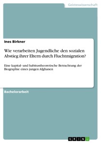 Wie verarbeiten Jugendliche den sozialen Abstieg ihrer Eltern durch Fluchtmigration?