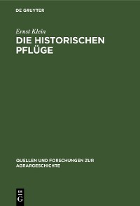 Die historischen Pflüge