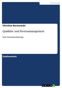 Qualitäts- und Prozessmanagement