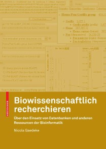 Biowissenschaftlich recherchieren