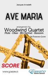 Ave Maria - Woodwind Quartet (score)