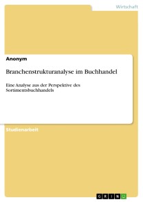 Branchenstrukturanalyse im Buchhandel