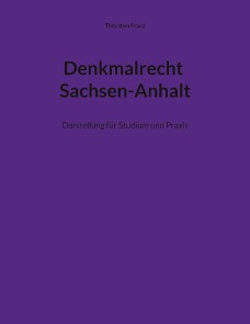 Denkmalrecht Sachsen-Anhalt