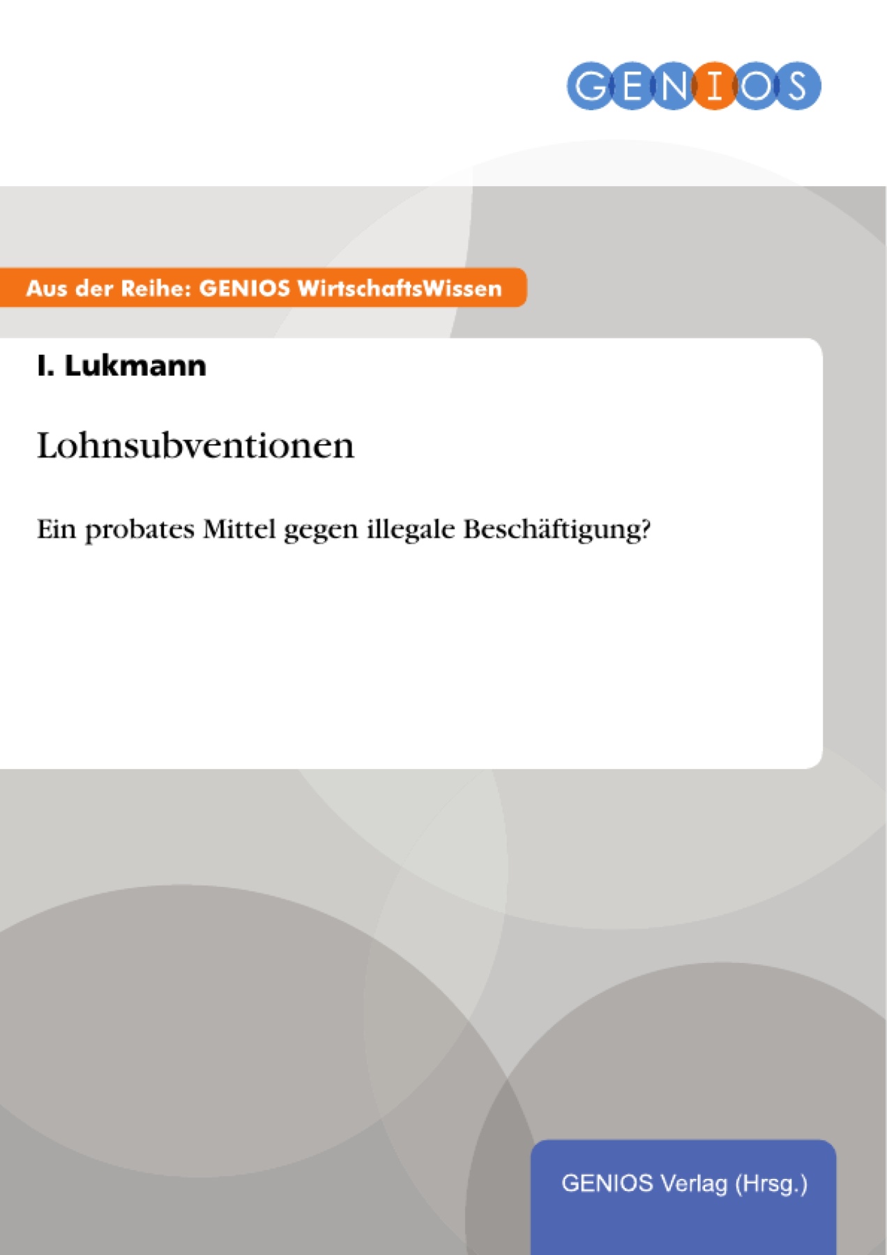 Lohnsubventionen