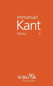 Immanuel Kant Werke V