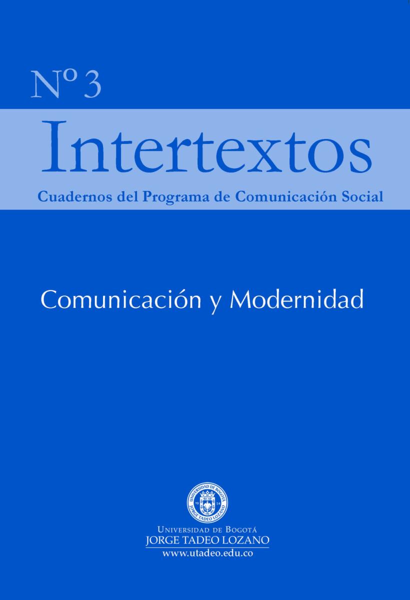 Intertextos No. 3 - Cuadernos del Programa de Comunicación Social