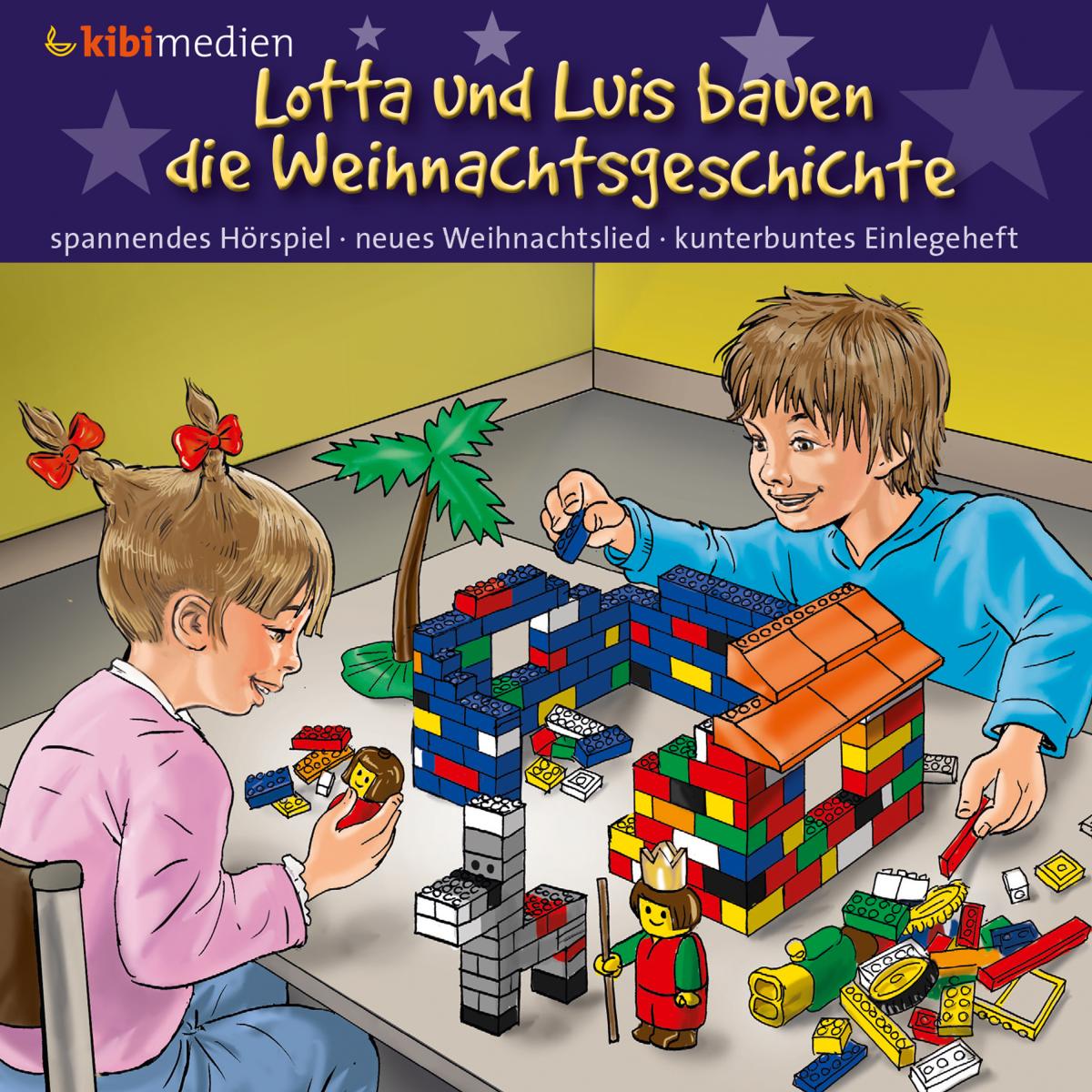 Lotta und Luis bauen die Weihnachtsgeschichte