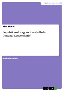 Populationsdivergenz innerhalb der Gattung "Leucorrhinia"