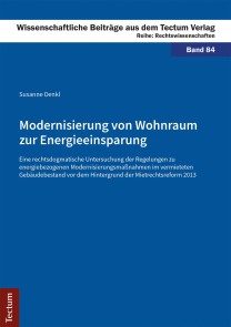 Modernisierung von Wohnraum zur Energieeinsparung