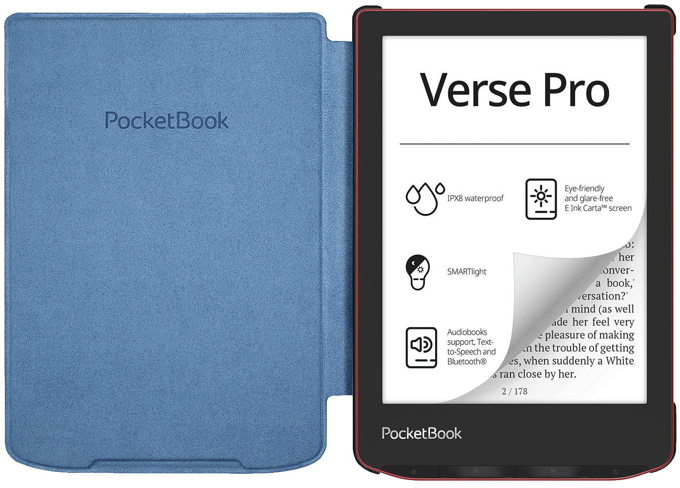 6'' Cover SHELL Blue für PocketBook Verse und Verse Pro