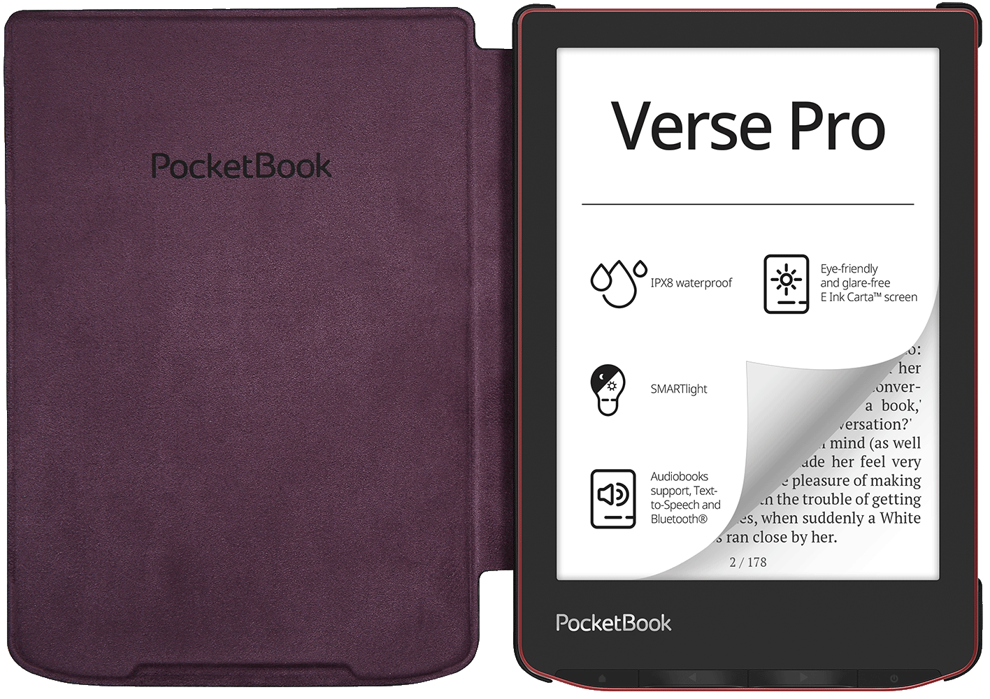 6'' Cover SHELL Rhombus für PocketBook Verse und Verse Pro