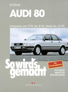 Audi 80 9/91 bis 8/94, Avant bis 12/95