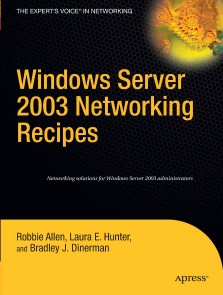 Windows Server 2003 Networking Recipes