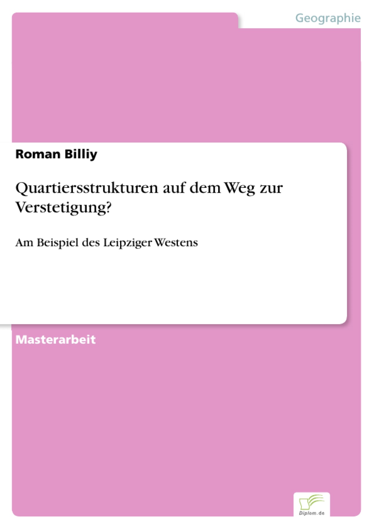 Quartiersstrukturen auf dem Weg zur Verstetigung?