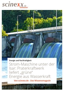 Strom-Maschine unter der Isar