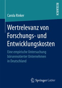 Wertrelevanz von Forschungs- und Entwicklungskosten