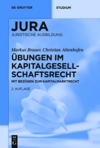 Übungen im Kapitalgesellschaftsrecht