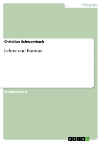 Lehrer und Burnout