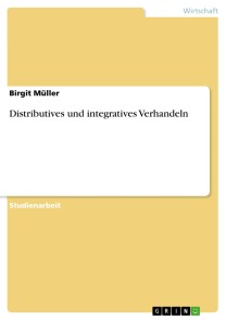 Distributives und integratives Verhandeln