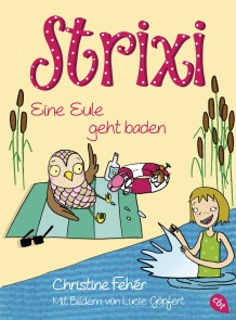 Strixi - Eine Eule geht baden