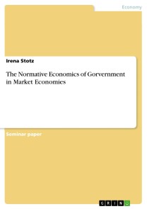 The Normative Economics of Gorvernment in Market Economies