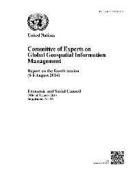 United Nations Committee of Experts on Global Geospatial Information Management