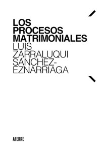 Los procesos matrimoniales