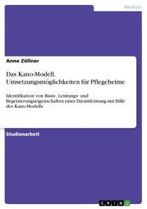 Das Kano-Modell. Umsetzungsmöglichkeiten für Pflegeheime