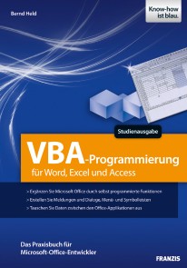 VBA-Programmierung für Word, Excel und Access