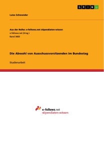 Die Abwahl von Ausschussvorsitzenden im Bundestag