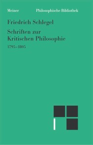 Schriften zur Kritischen Philosophie