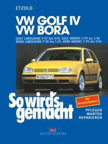 VW Golf  IV 9/97-9/03, Bora 9/98-5/05, Golf IV Variant 5/99-5/06, Bora Variant 5/99-9/04