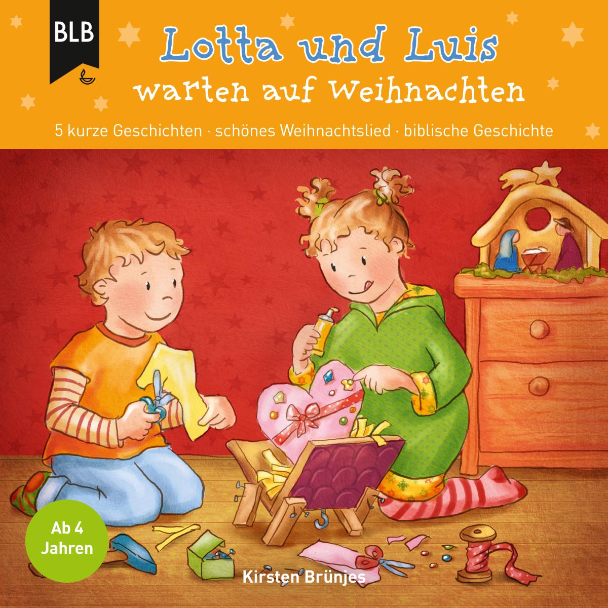 Lotta und Luis warten auf Weihnachten