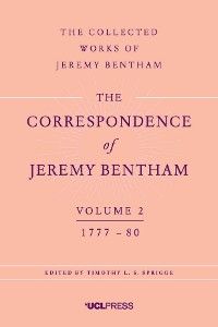 The Correspondence of Jeremy Bentham, Volume 2