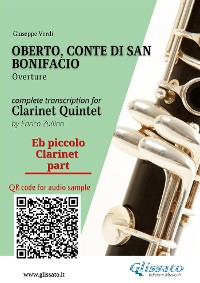 Eb Piccolo Clarinet part of "Oberto" for Clarinet Quintet